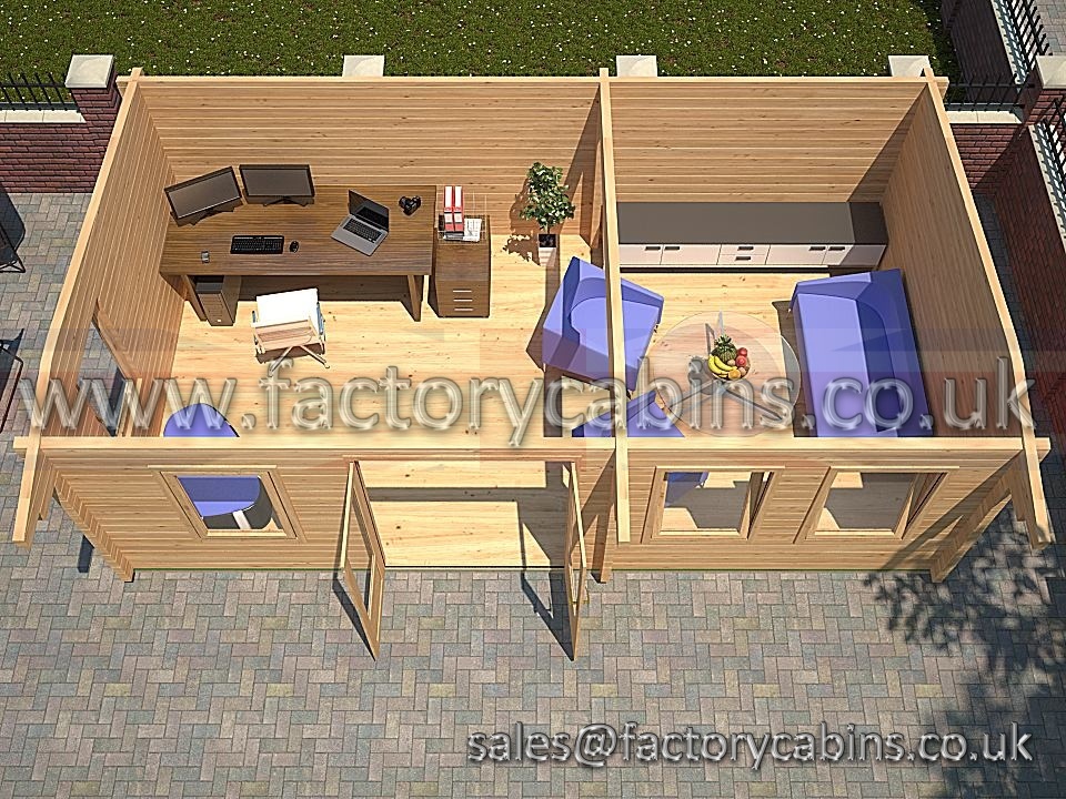 Log Cabins Oxford 6 5 X 3 5m Log Cabin Free Delivery